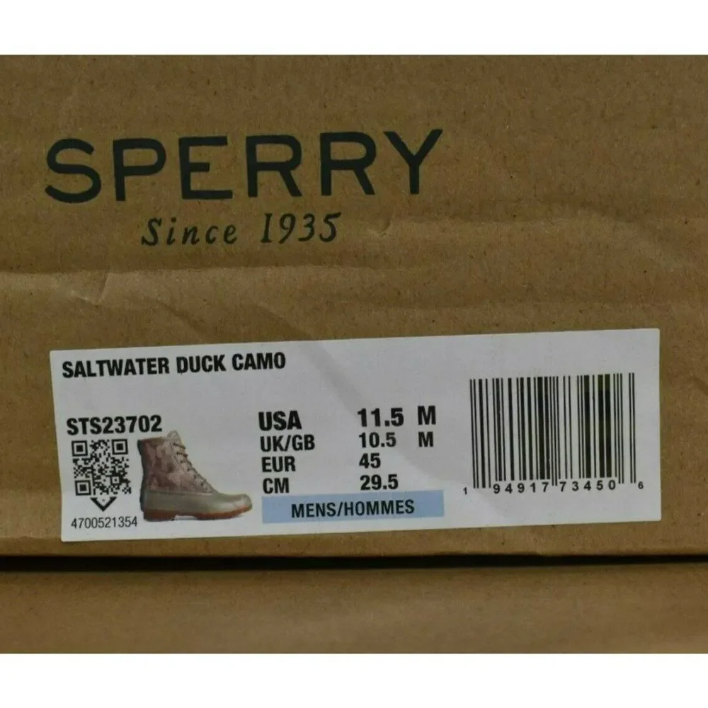 Sperry mens size